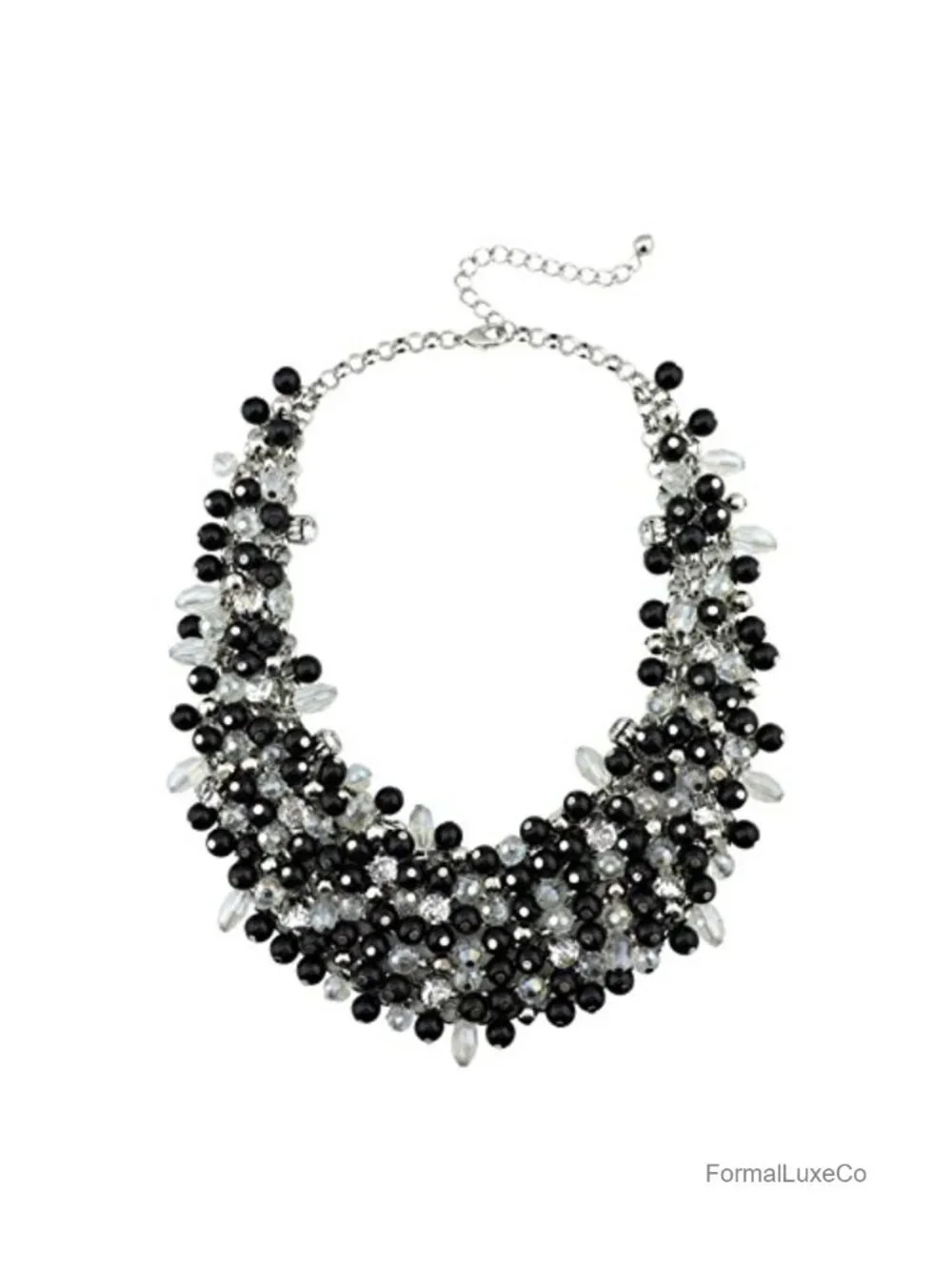 Chunky Crystal Statement Necklace 18